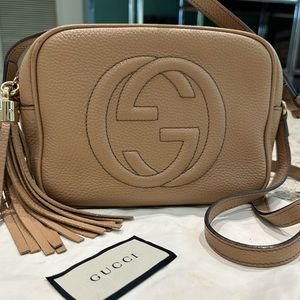 Gucci Soho Disco Bag in Rose Beige